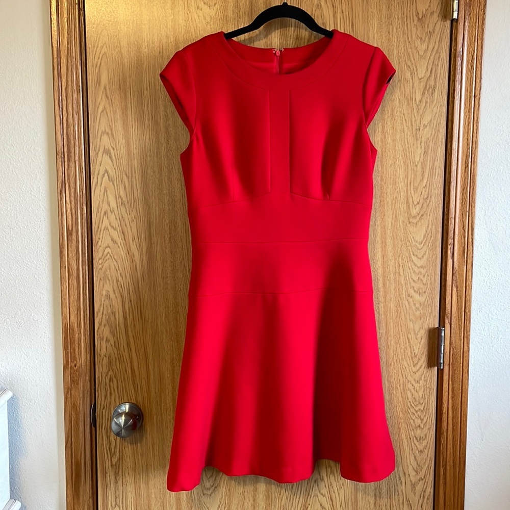 Tahari Arthur S Levine Red Dress